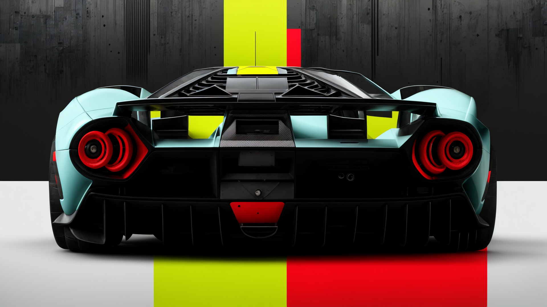 AI generated wallpaper featuring sports car, supercar, hypercar, automotive