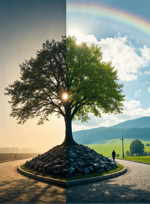 tree, industrial plant, landscape