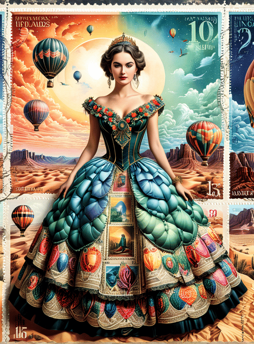 woman, hot air balloons, desert