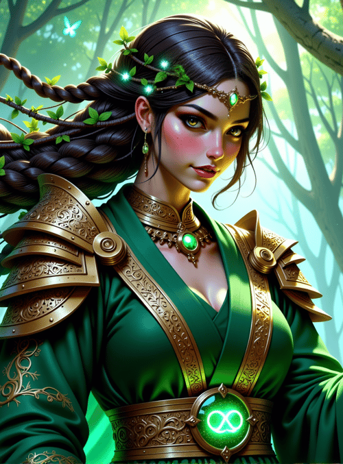 fairy, woman, butterfly