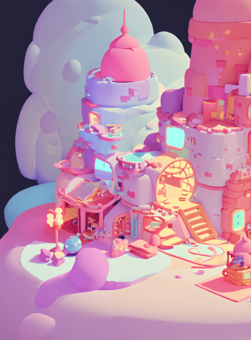 castle, cloud, toy, vehicle, character