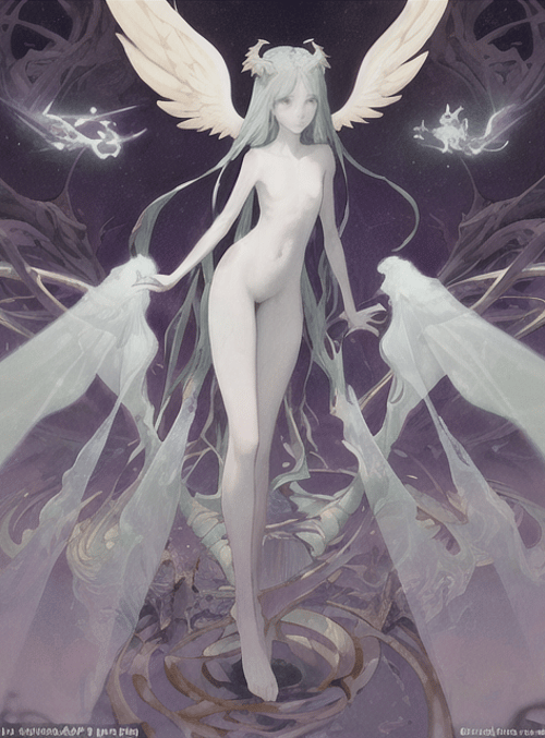 angel, figure, spirit