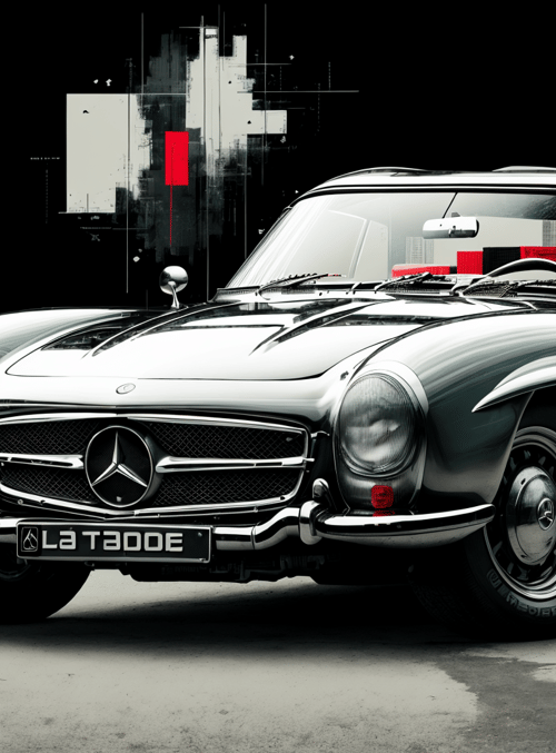 car, mercedes, classic, automobile, vehicle, roadster, retro, sports car, luxury car
