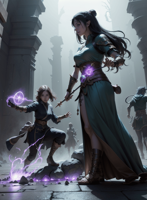 elf, mage, warrior