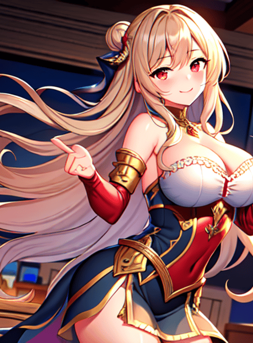 anime girl, warrior
