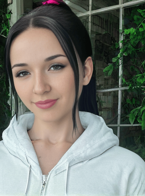 woman, hoodie