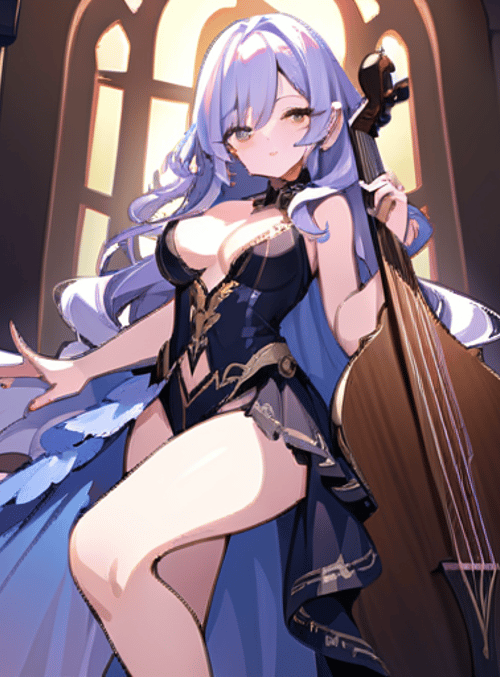 woman, cello, dress