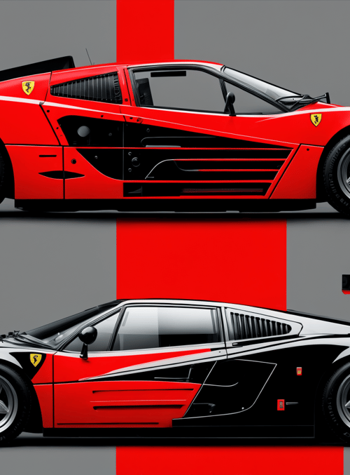 ferrari, sports car, car