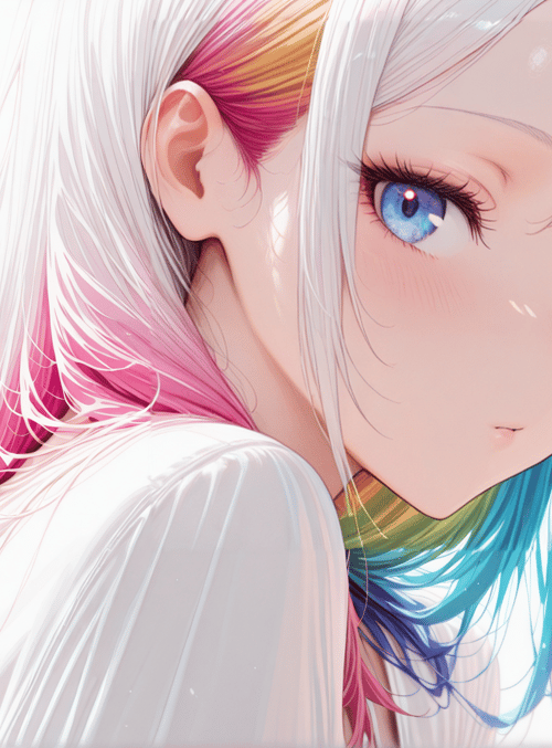 girl, anime, hair