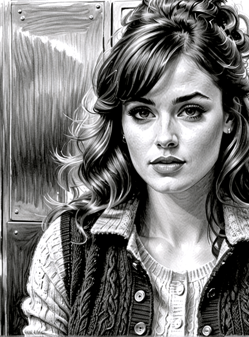 woman, laundry, washing machine, knitwear