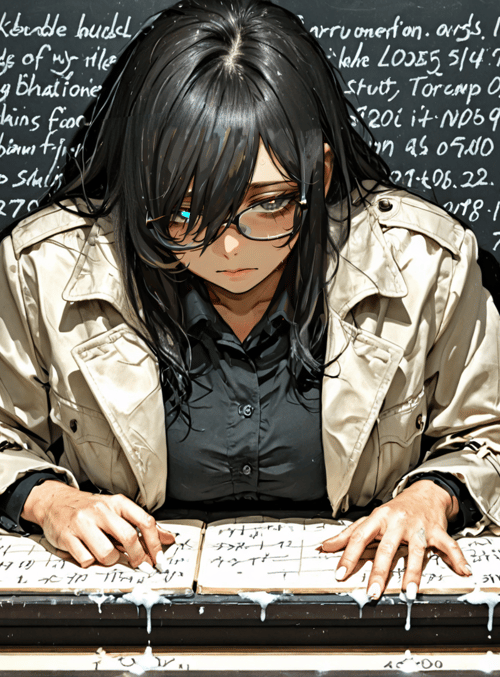 woman, candles, book