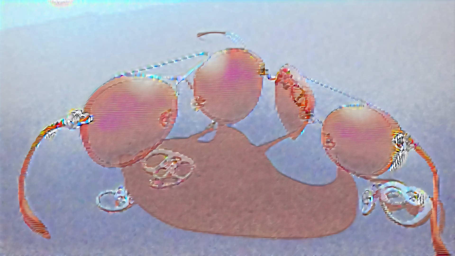 AI generated wallpaper featuring glasses, sunglasses, frame