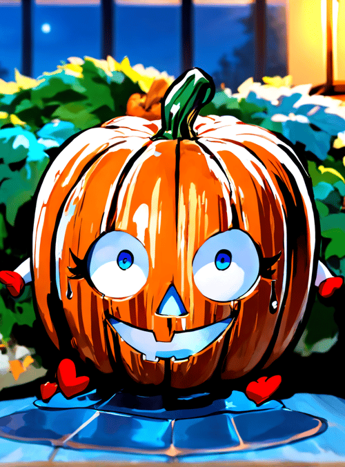 pumpkin, lantern, plant, lamp, window, leaves
