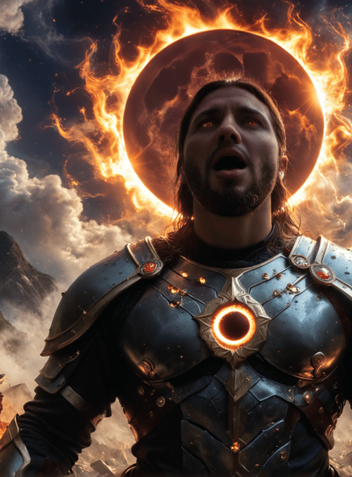 warrior, armor, solar