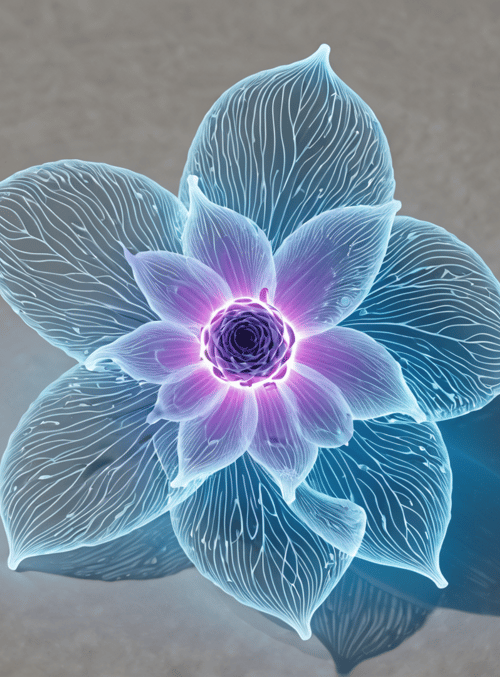 flower, abstract, digital