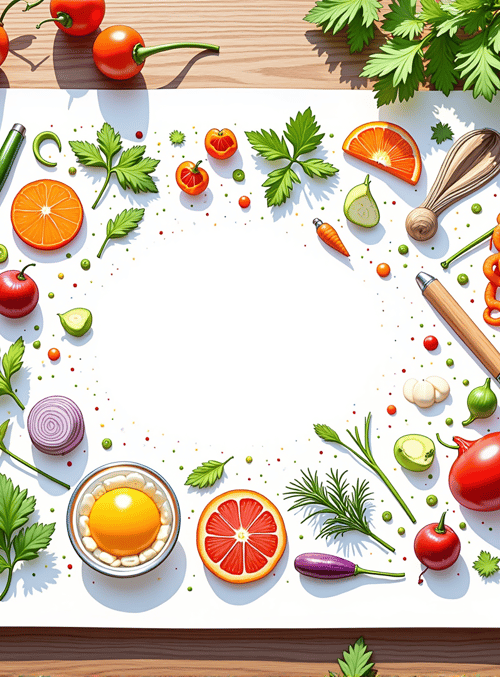 vegetables, fruits, herbs