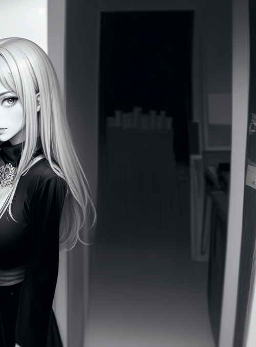 anime girl, woman, person