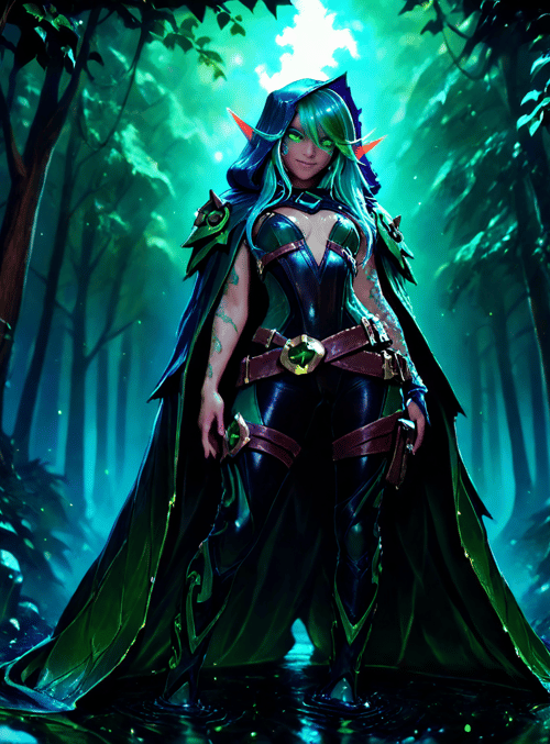 elf, warrior, magician
