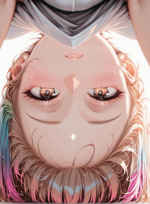 girl, hair, eyes