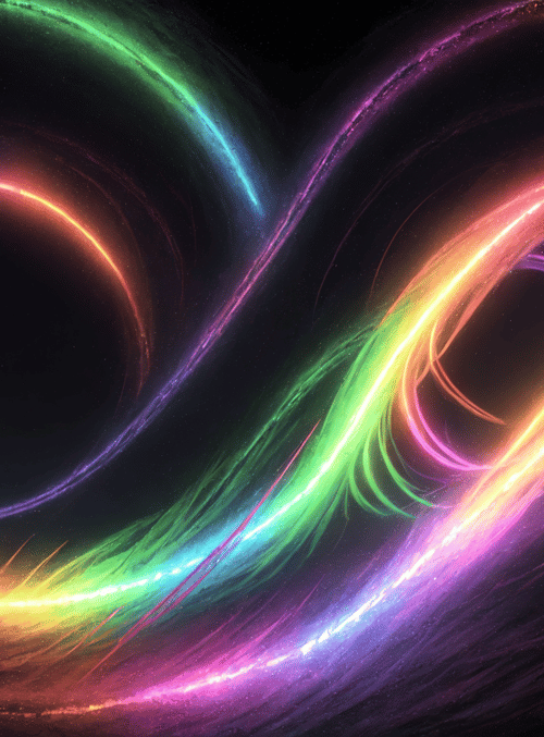 car, neon, loop