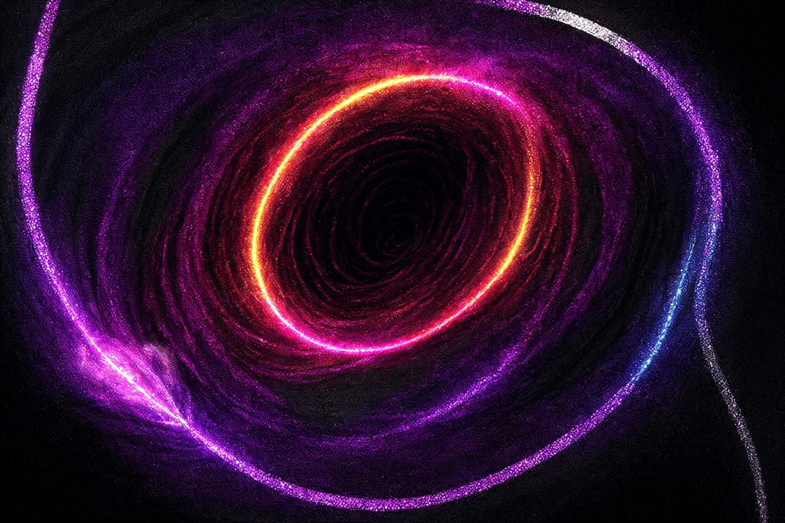 AI generated wallpaper featuring nebula, galaxy, orbit
