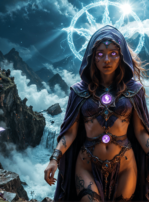 mage, sorceress, wizard
