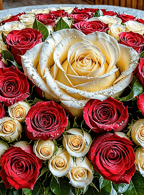 roses, bouquet, flowers