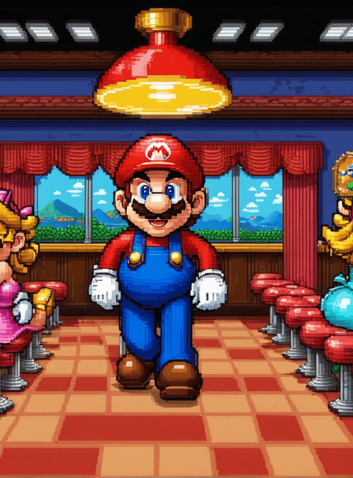 mario, princess, peach