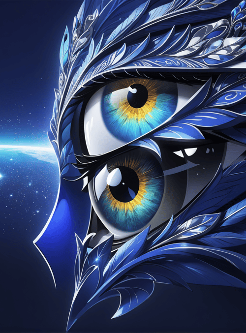 bird, eye, feather