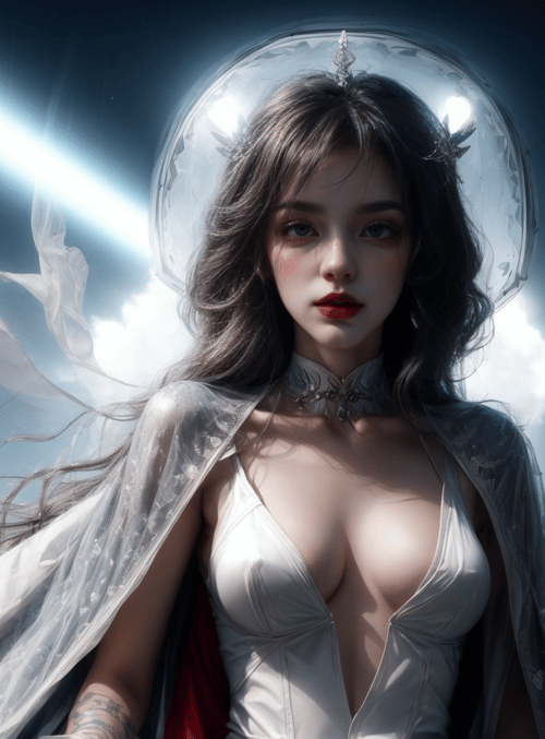 feminine figure, angelic, divine