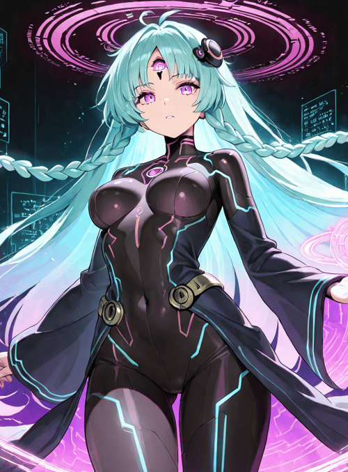 cyberpunk, anime, character