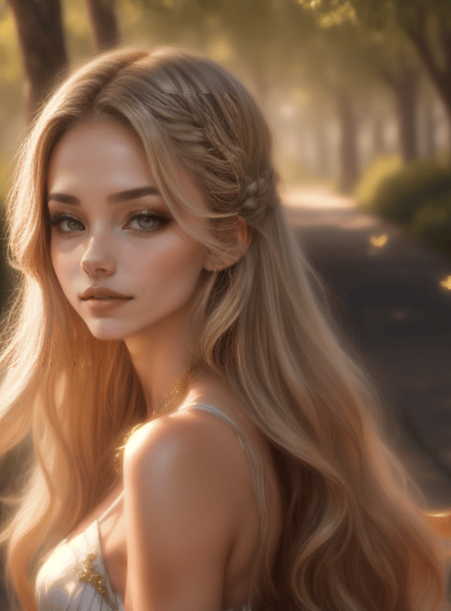 woman, fairy, forest