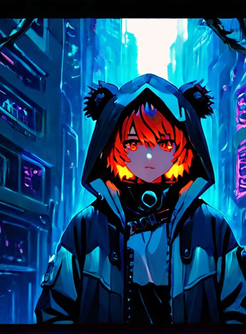cyberpunk, character, city
