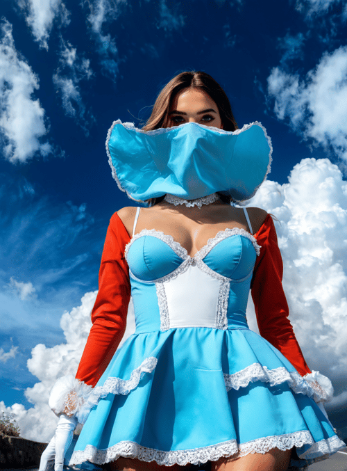 woman, costume, fashion