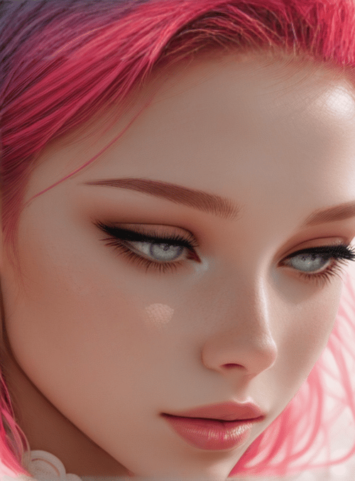 woman, hair