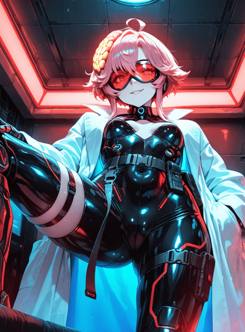 cyborg, scientist, robot