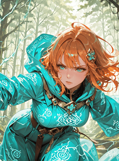 elf, witch, forest, magician, fairy