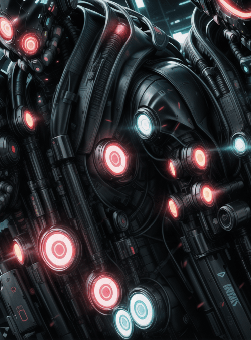 robot, cyborg, machine