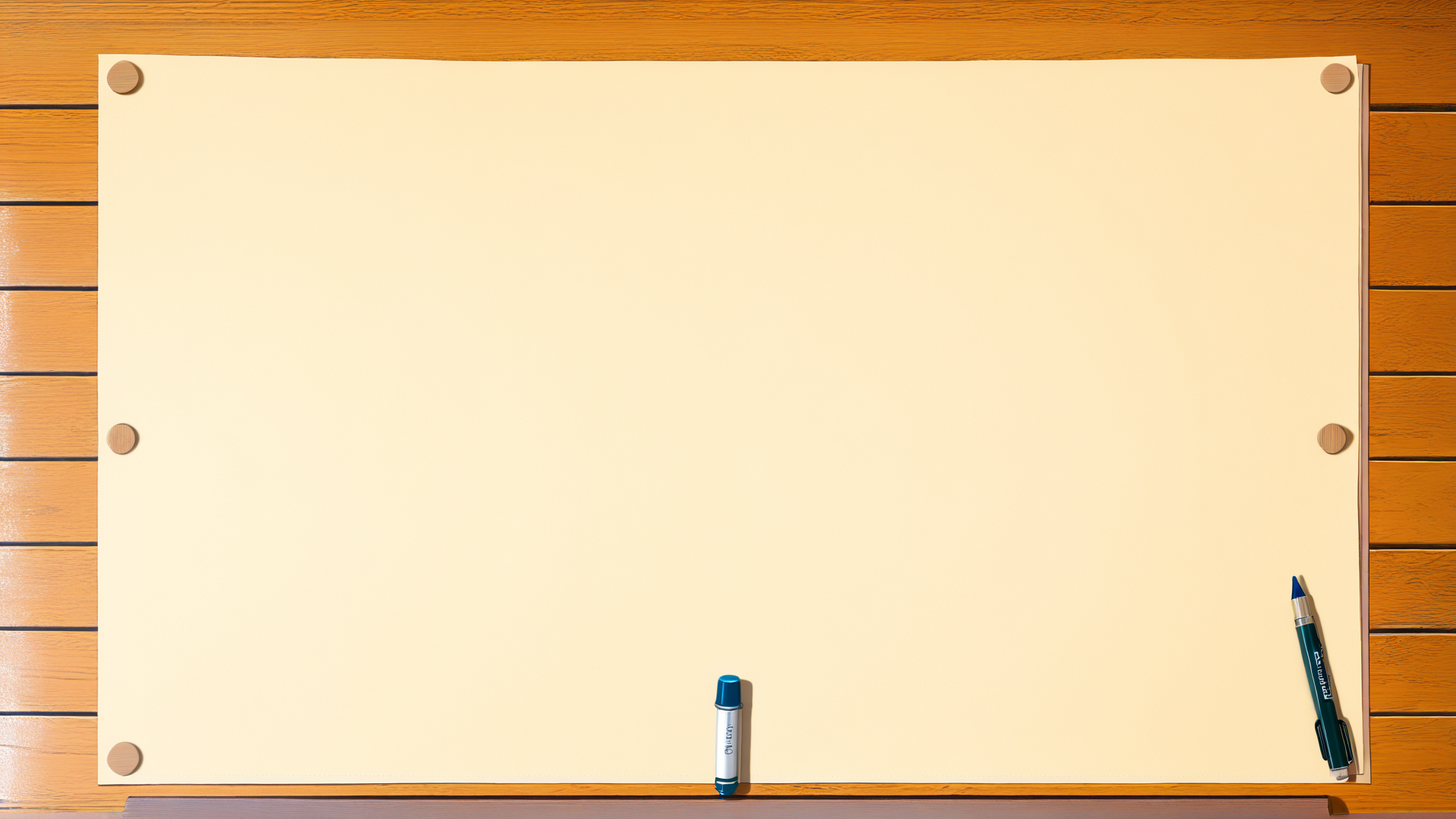 AI generated wallpaper featuring board, marker, pen