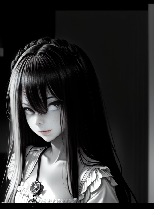 girl, anime, corset