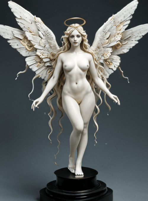 angel, statue, figurine