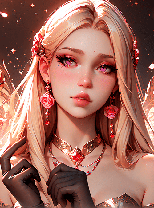 angel, fairy, woman, roses, wings, gloves, jewelry
