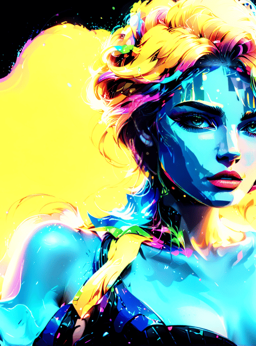 woman, digital art, hair