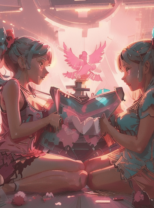 girls, book, angel