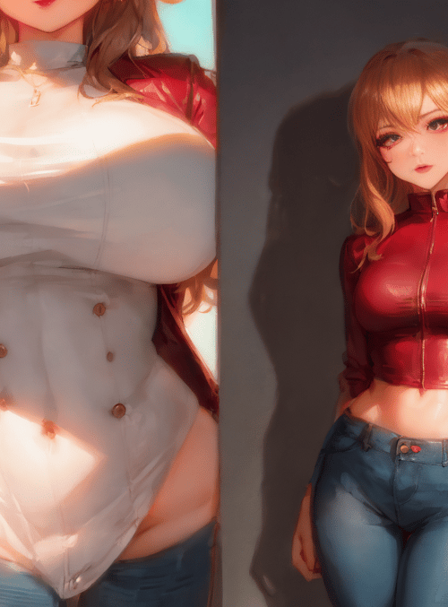 woman, anime, fashion