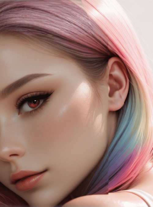 woman, hair, shoulder