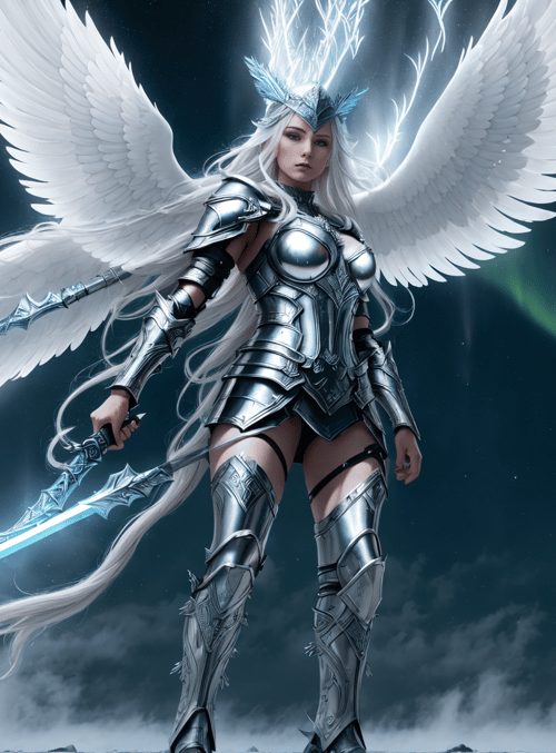 angel, warrior, sword