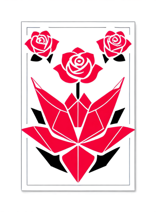 roses, lotus