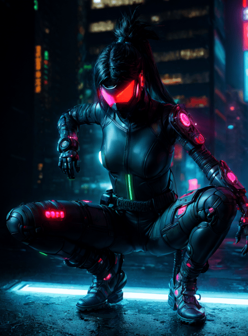 cyborg, fighter, woman
