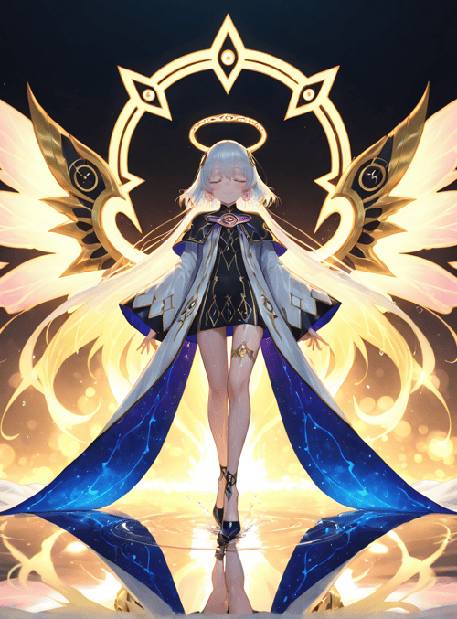 angel, girl, wings
